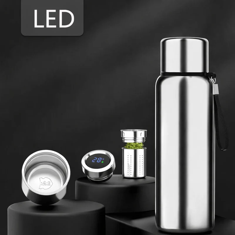 Thermos avec Infuseur Intégré Affichage température 1.2L