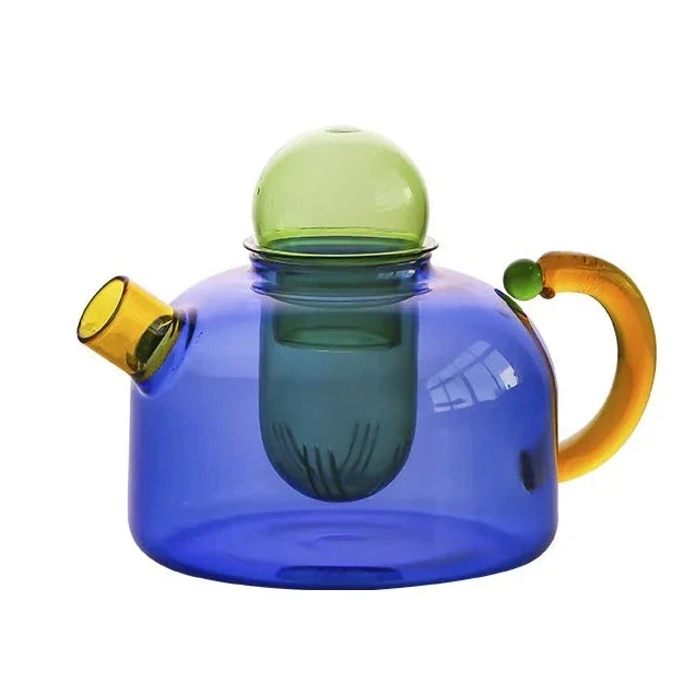 Théière Originale en Verre et Tasse 400ml