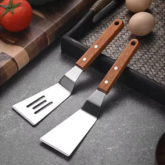 Spatule Cuisine Inox | PelleChef™ – Lot de 2 Pièces