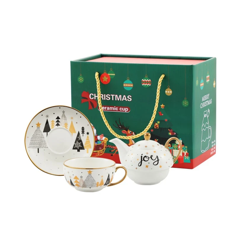 Théière Egoïste de Noël Porcelaine 420ml