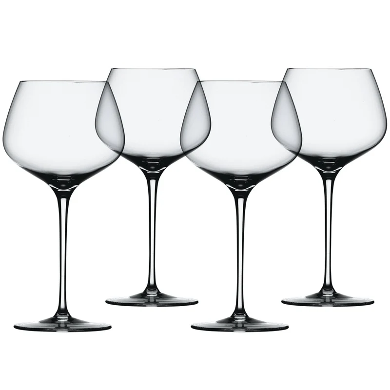 77 cl - Willsberger Anniversary Calice Vino Rosso Burgundy In Vetro Cristallino - Set 4 Pz
