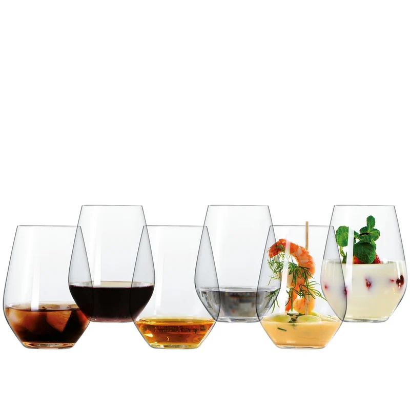 46 cl - Authentis Bicchiere Multiuso Tumbler In Vetro - Set 6 Pz