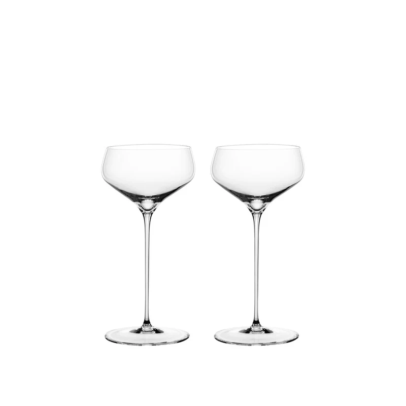 23.8 cl - Hi-Lite Calice Cocktail Coupette In Vetro - Set 2 Pz