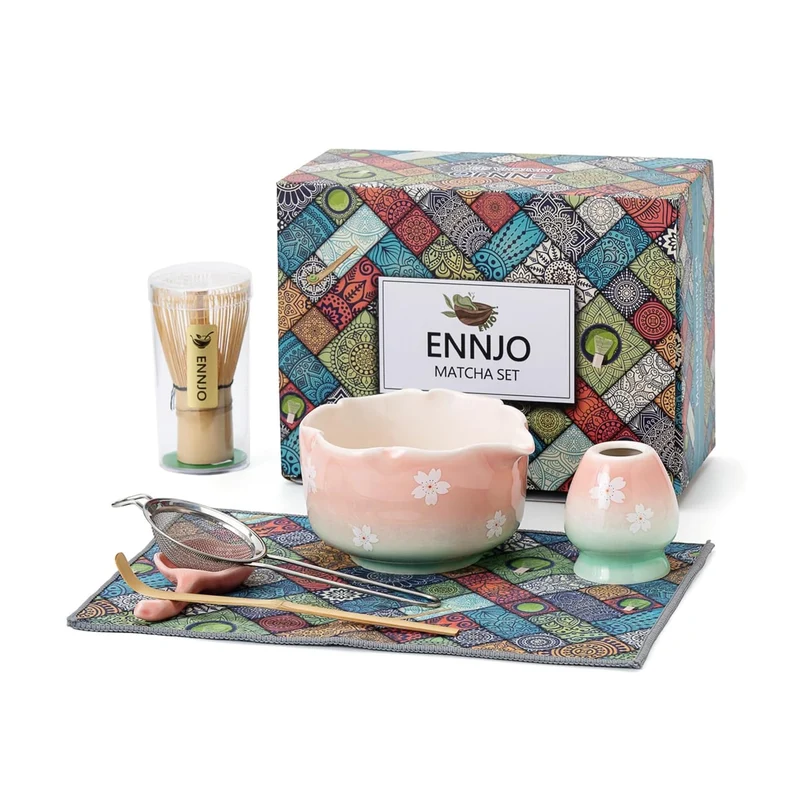 Set Matcha 500ml Sakura Dégradé Rose Zen Japonais