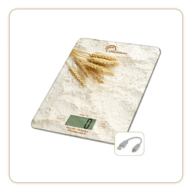 Balance de cuisine, Slim La Beauce USB, Sans pile