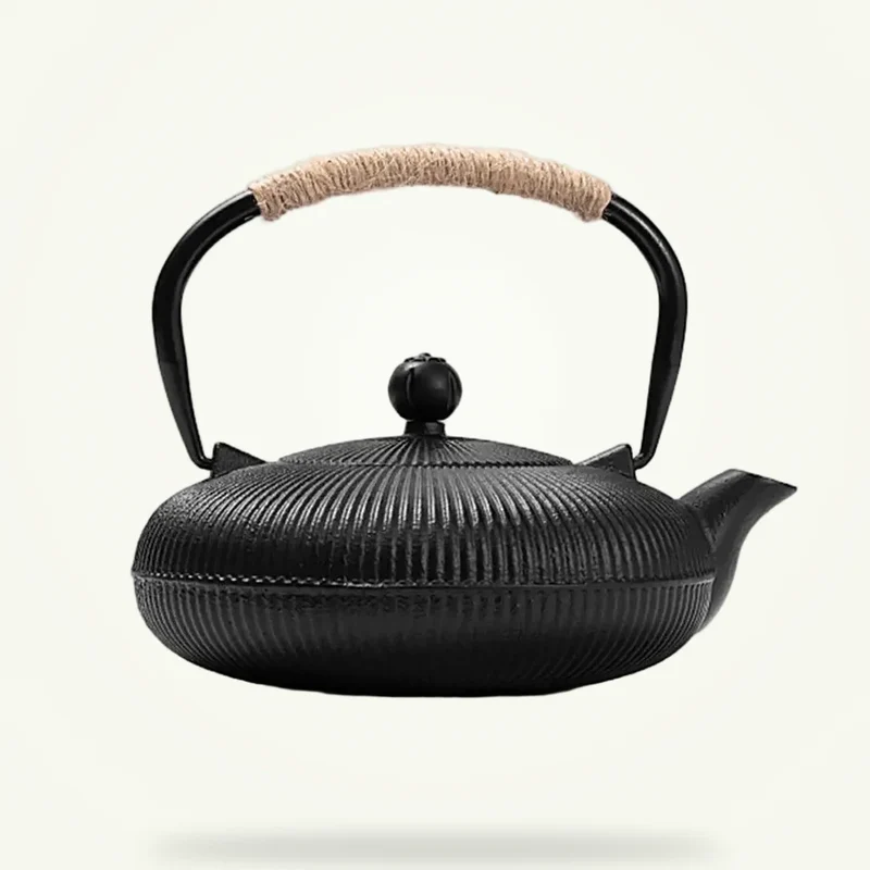 Théière en Fonte Plate
