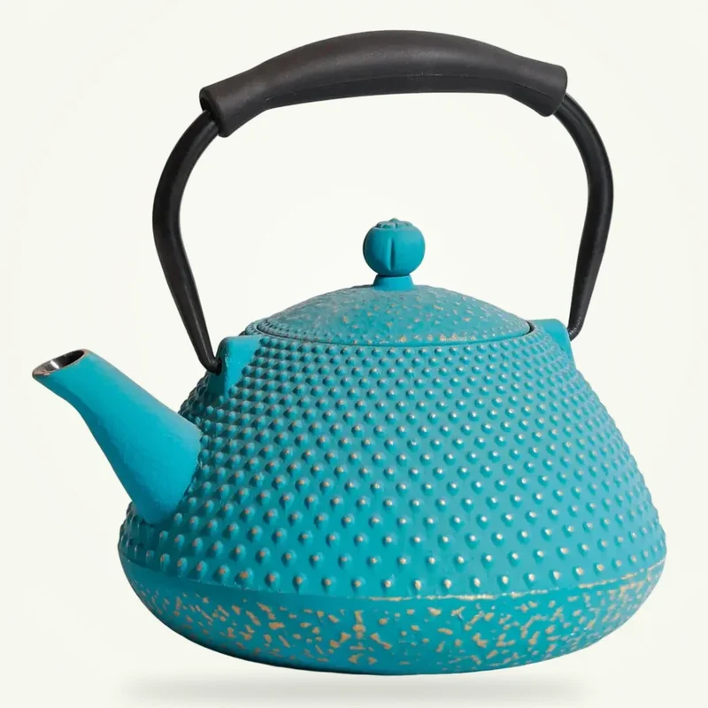 Théière en Fonte Bleu Turquoise