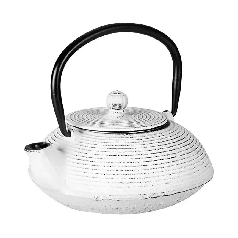 Théière en Fonte Blanche