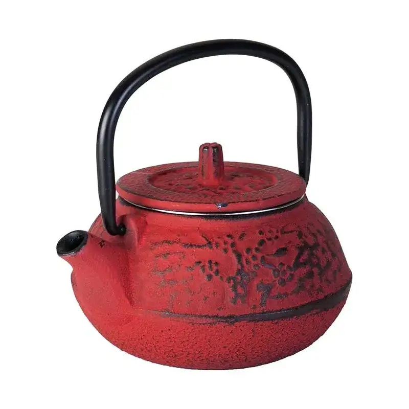 Théière en Fonte Rouge