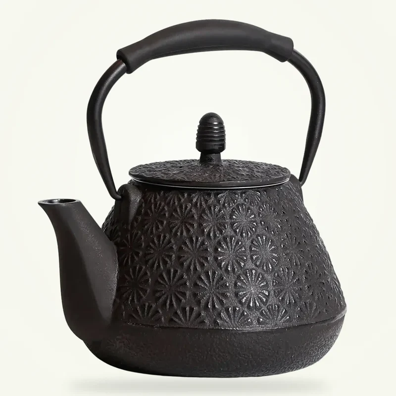 Théière en fonte noir