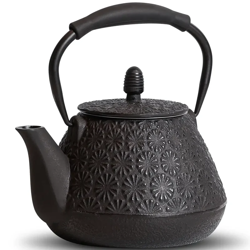 Théière en fonte noir