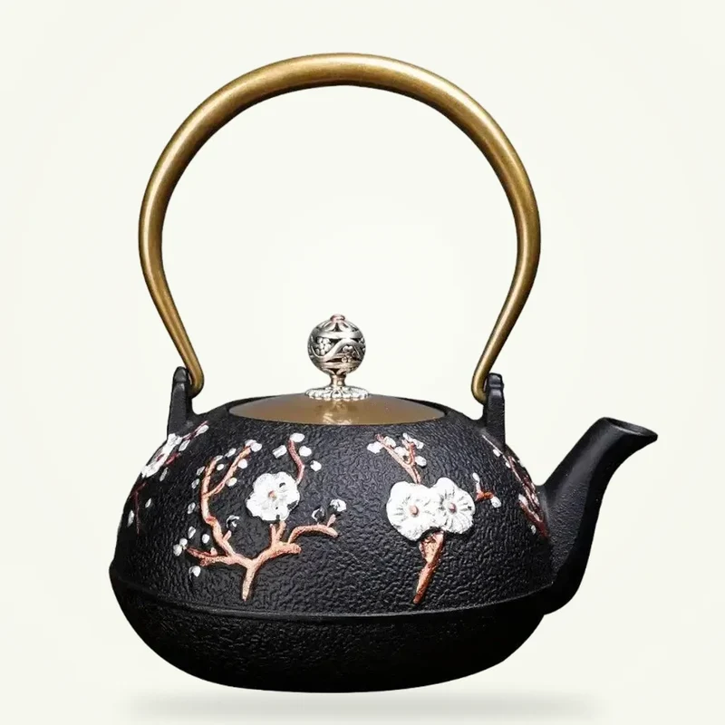 Théière en fonte induction Vintage