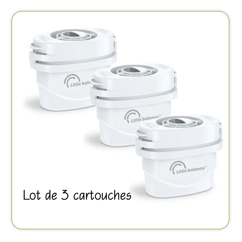 Cartouches filtrantes, Lot de 3 cartouches