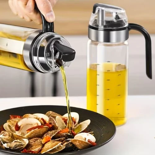 Huilier Vinaigrier Automatique Anti-Goutte | Oilea Pot en Verre