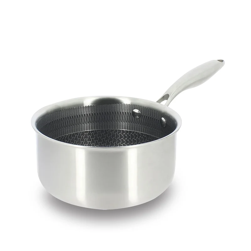 Casserole Trinox Ø16 cm en acier inoxydable avec revêtement antiadhésif sans PFAS