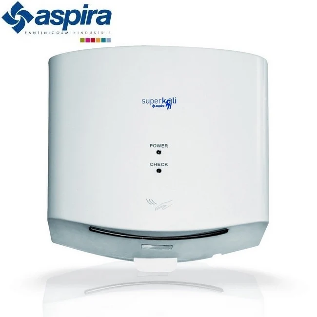 Sèche-mains électrique à lame d'air SUPERKALI A-VB Aspira Blanc