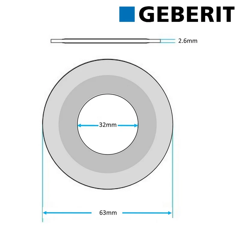 Joint de cloche Ø 63 mm x 32 mm - Geberit 816.418.00.1