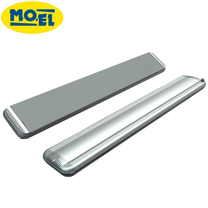 Panneau chauffant radiant infrarouge à ondes longues HOT-TOP MO-EL 1650 watts ARGENT - 9818SD