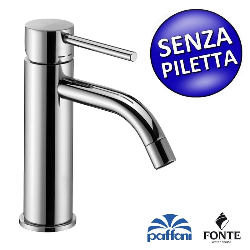 Mitigeur de lavabo Paffoni Fonte LIG071 CR LIGHT - sans bonde
