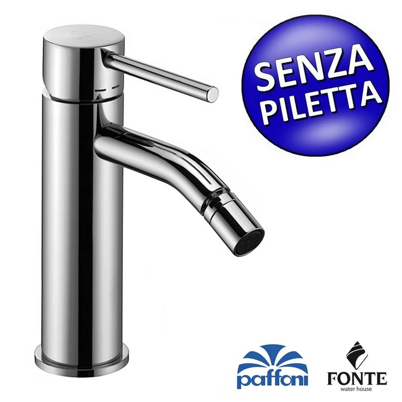 Mitigeur de bidet Paffoni Fonte LIG131 CR LIGHT - sans vidange