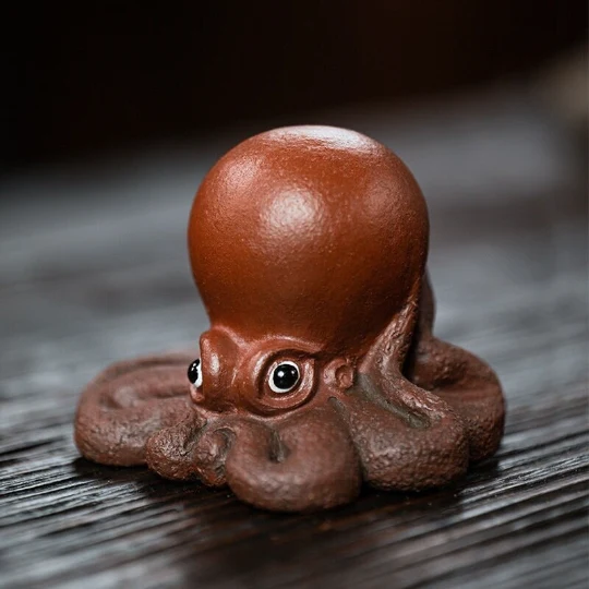Mascotte de Thé Cerf en Argile