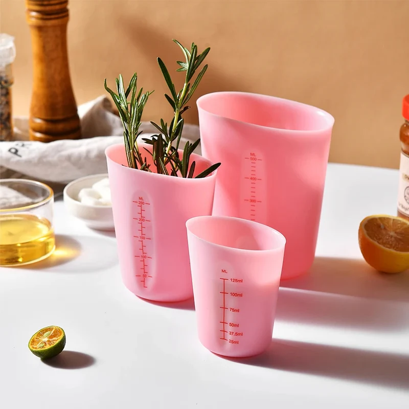 Verre Doseur en Silicone Souple | FlexiDose 3 Pièces