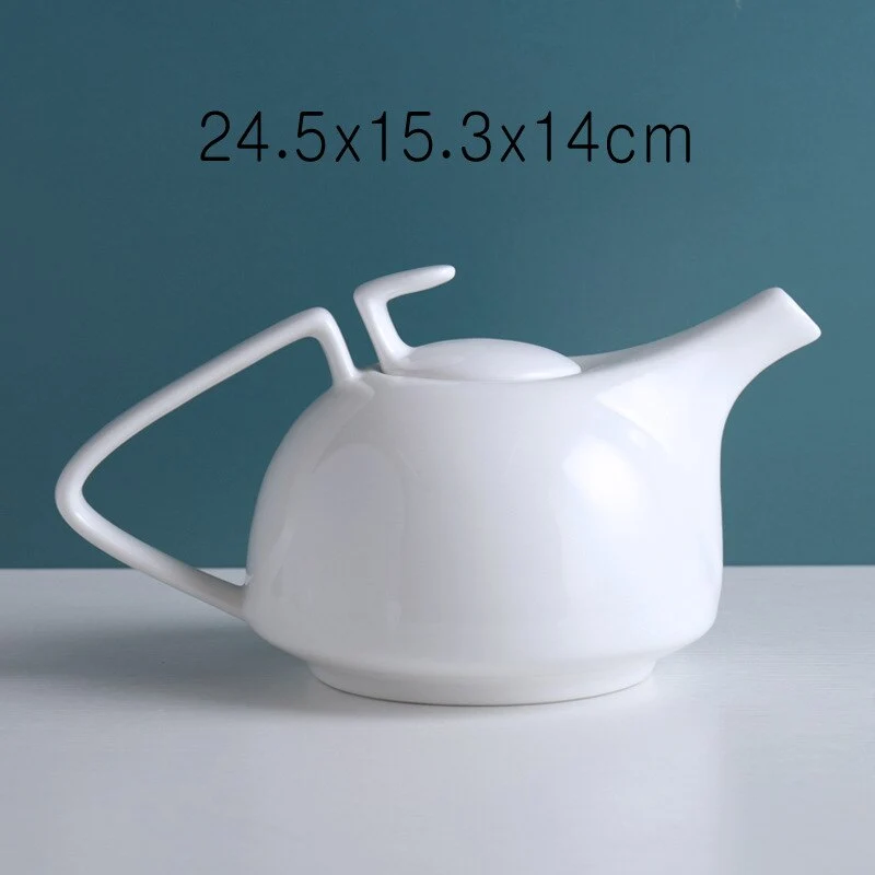 Théière Porcelaine Blanche 700ml-1L