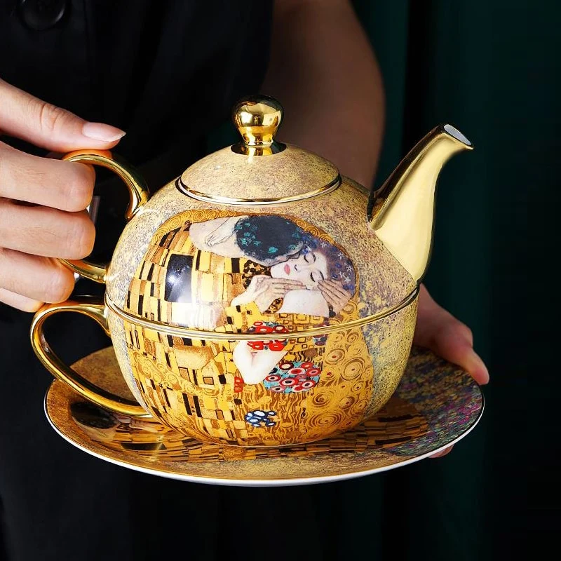 Théière en Porcelaine avec Tasse Tea For One 500ml