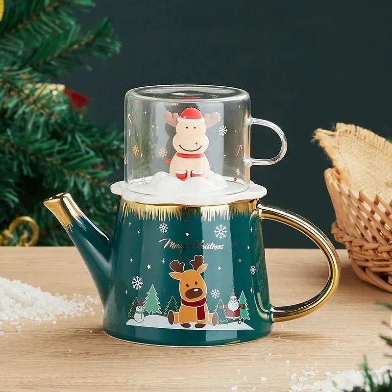 Théière de Noël Porcelaine 500ml