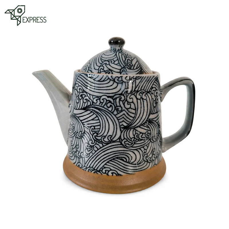 Théière Japonaise Vague Hokusai 450ml