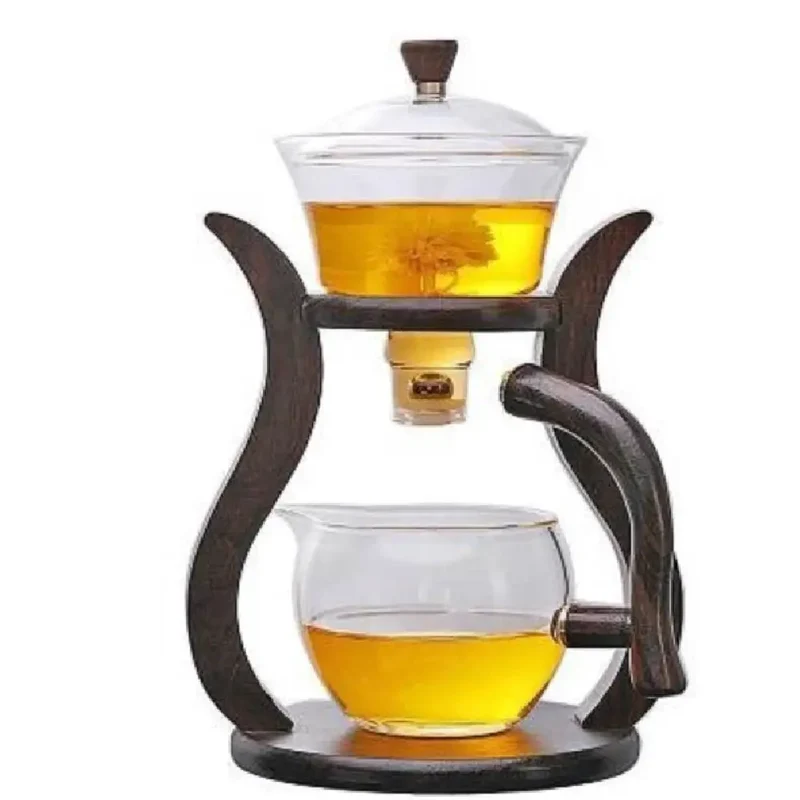 Théière Chinoise en Verre Semi-automatique 300ml