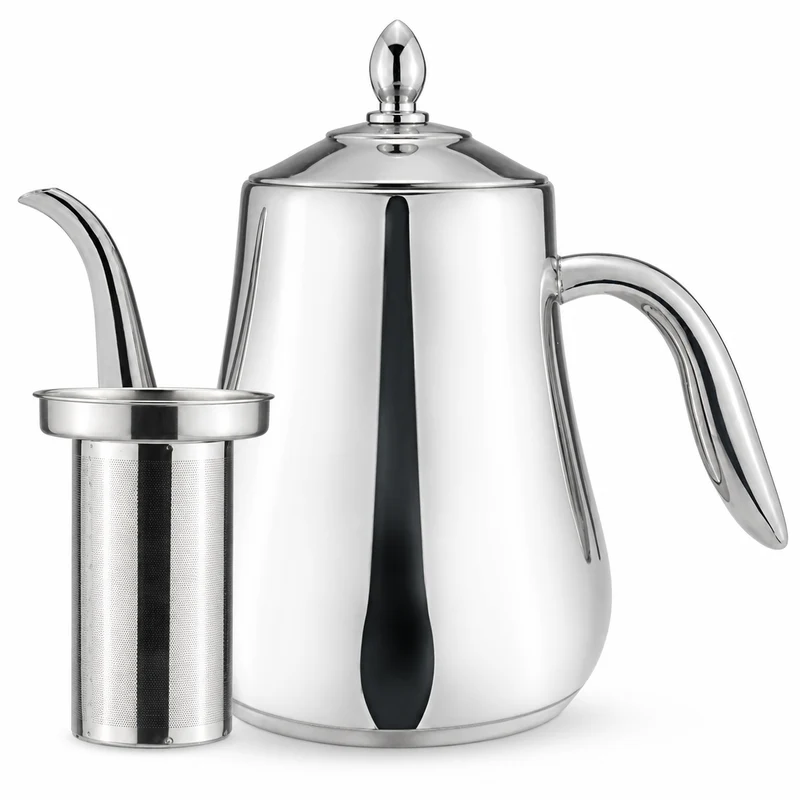Théière Compatible Induction Inox 1,5-1,7L