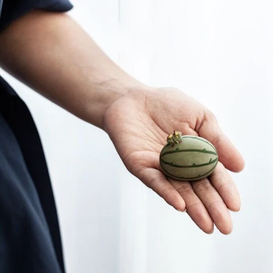 Mascotte de Thé Grenouille en Céramique