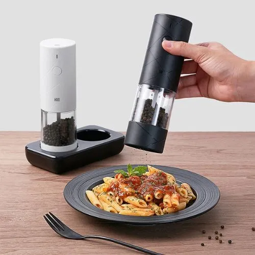 Moulin Sel et Poivre - AutoGrainPro Rechargeable Set Complet