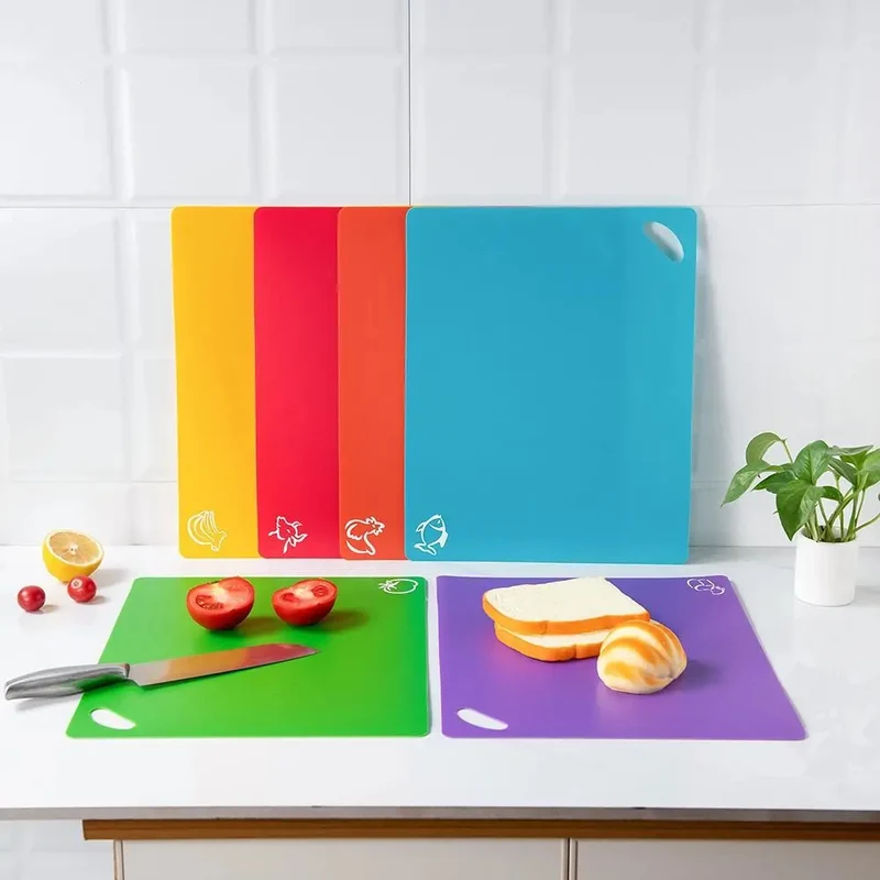 Planche à Découper Flexible | ColorFlex Lot de 6 Pièces