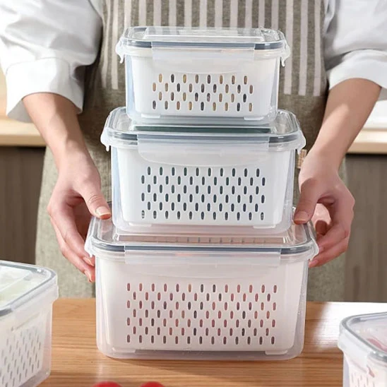 Boite alimentaire | FreshKeeper Lot de 3 Pièces