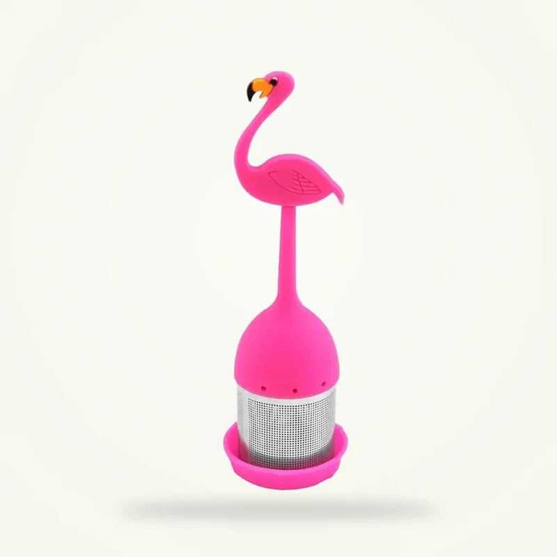 Infuseur à thé flamant rose