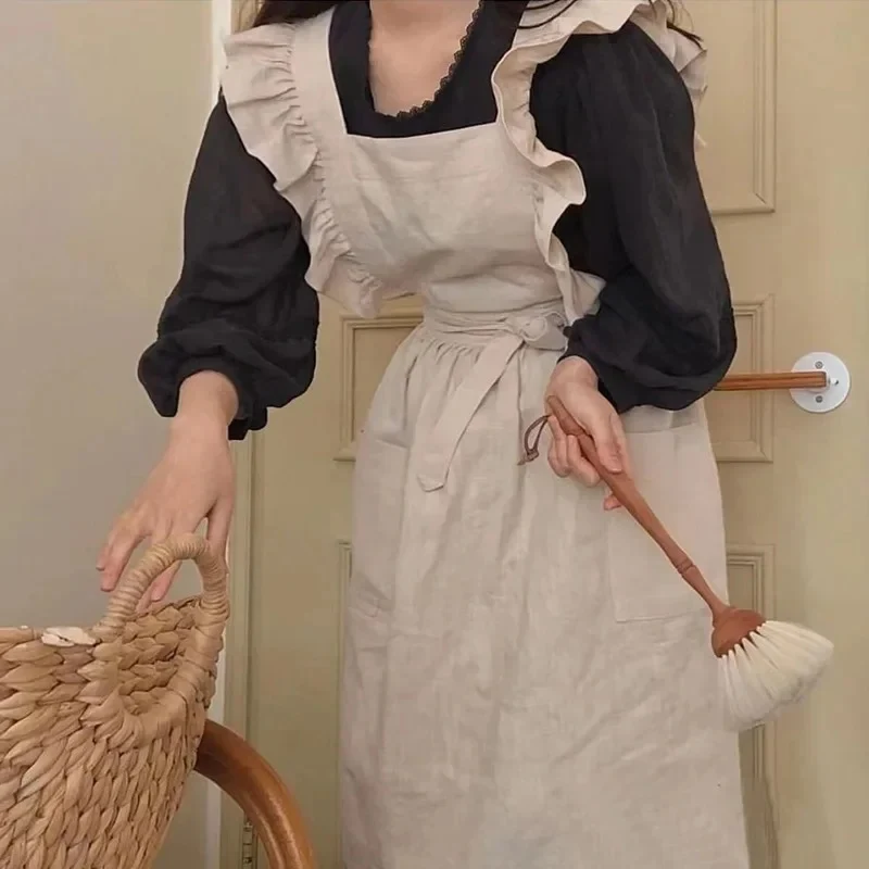 Tablier Cuisine - Style Amish à Volants