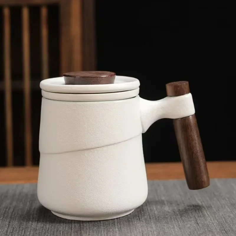 Mug avec Filtre et Couvercle Scandinave 350ml