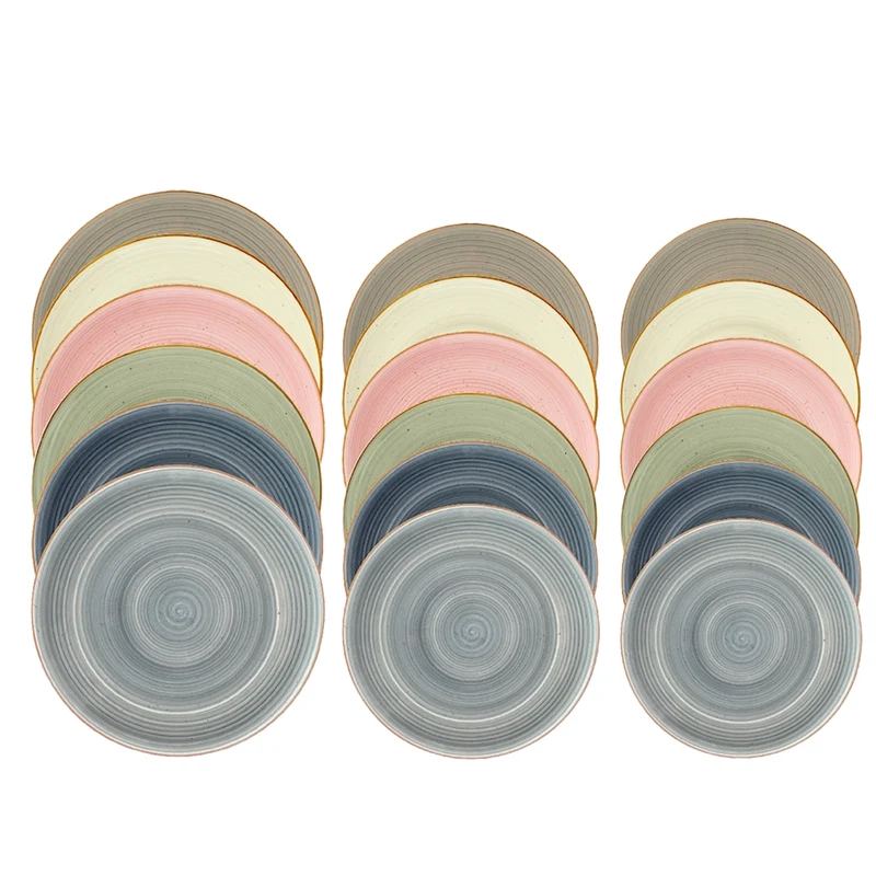 Coupe Harper Servizio Piatti In Stoneware Set 18 Pz