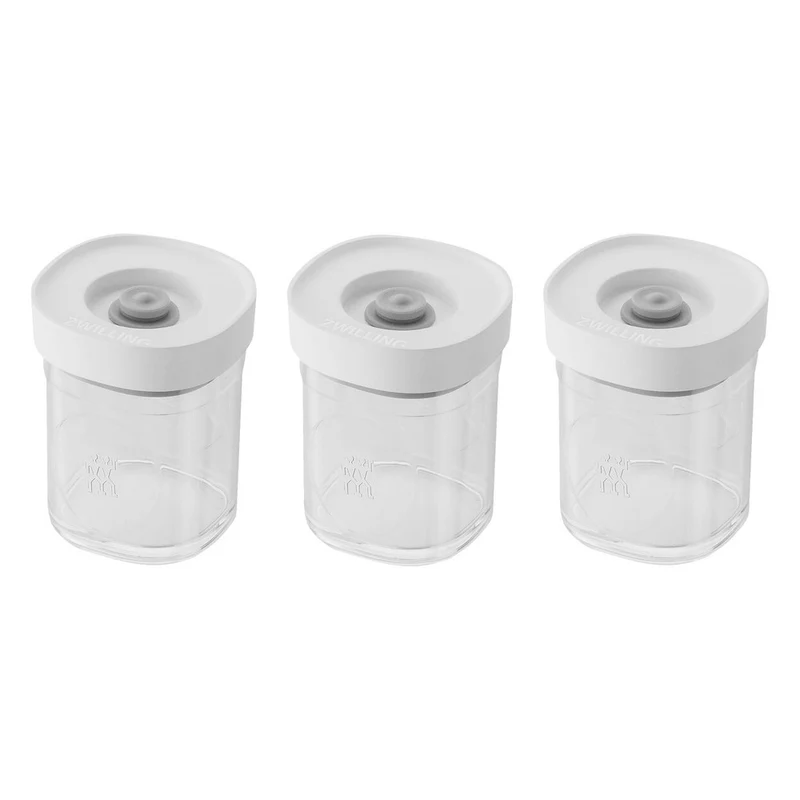 Fresh & Save Cube Set Contenitori Per Alimenti Sottovuoto In Plastica - Set 3 Pz