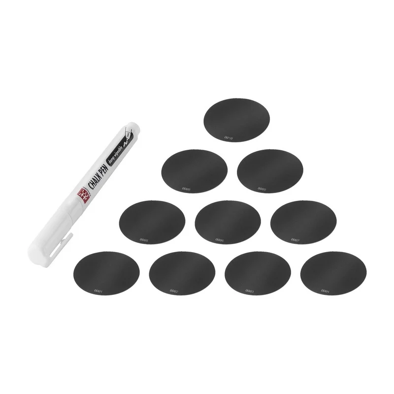 Fresh & Save Cube Etichette Rotonde Con Pennarello - Set 11 Pz