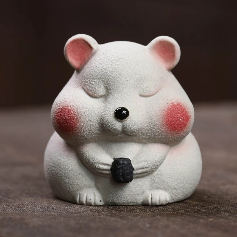 Mascottes de thé hamester en argile
