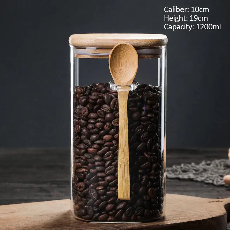 Boite à Thé (& Café) en Verre