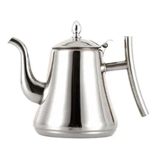 Théière en inox avec infuseur intégré