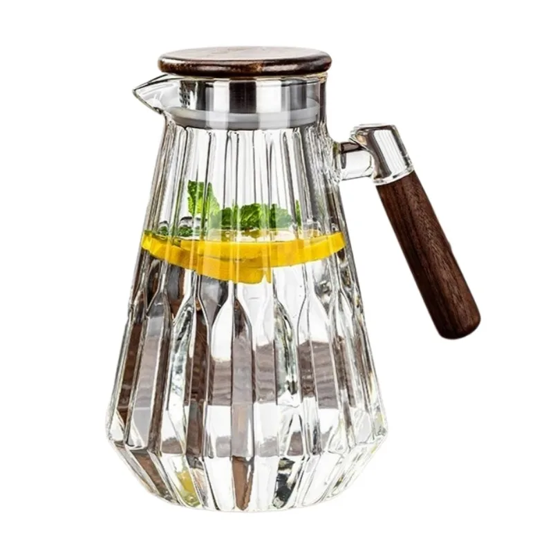 Carafe en Verre avec Filtre Théière Diamant 1.7L