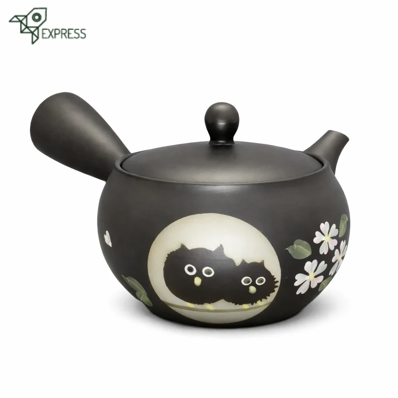 Théière Japonaise Tokoname Chouette 330ml