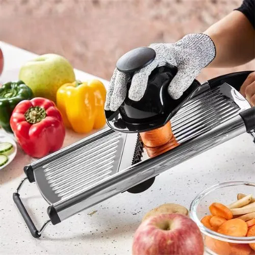 MANDOLINE JAPONAISE RÉGLABLE EN INOX