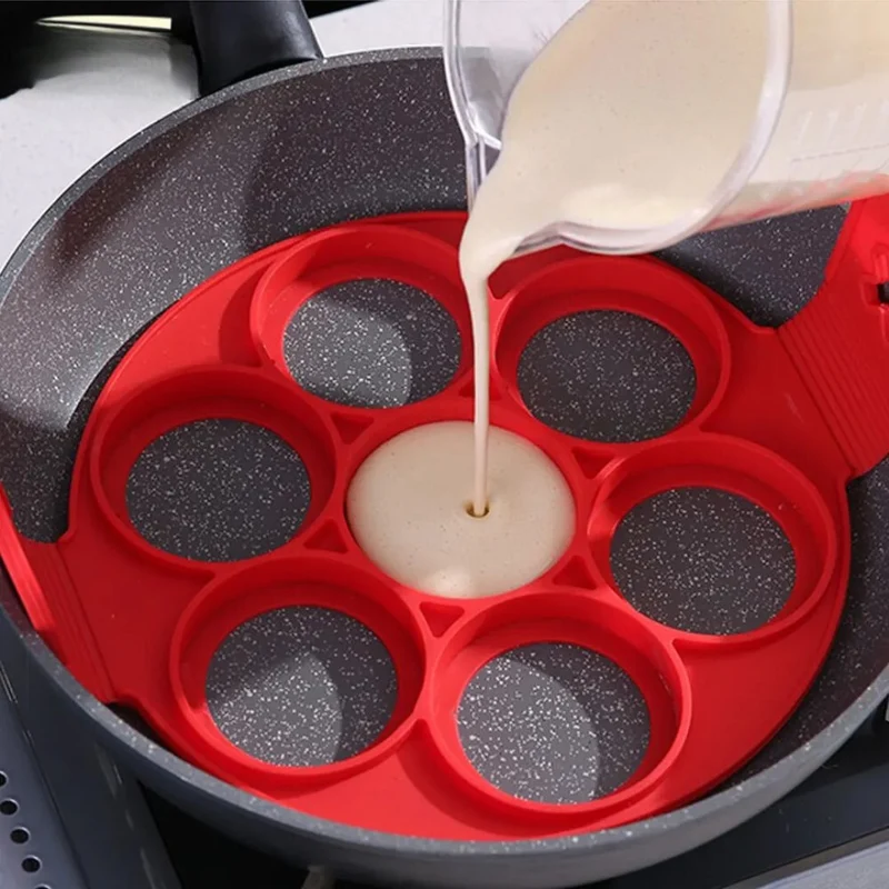 Moule à Pancake | SILICAKE™ 7 Empreintes