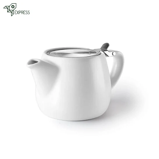 Théière Moderne en Porcelaine avec filtre inox 540 ml